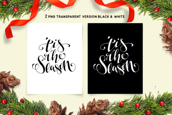 74 Christmas Quote Handlettering: Graphics & Crafts