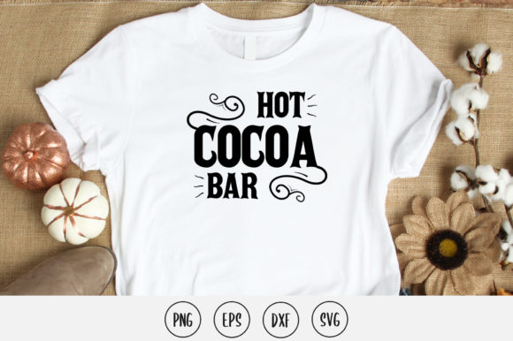 Hot Cocoa Bar SVG Design for Crafts & Graphics
