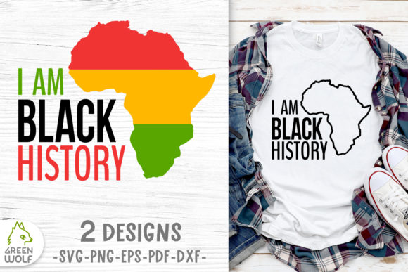 I Am Black History Svg Design