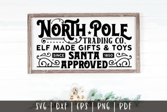 North Pole Trading Co SVG: Christmas Graphics for Crafts